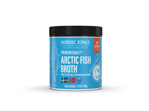Nordic Kings - Prémiový rybí vývar z tresek, sušený, 400 g