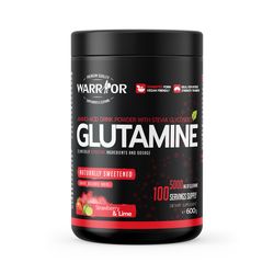 Warrior Glutamine with Stevia Strawberry and Lime 650g
