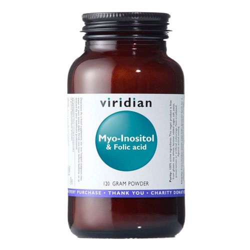 Viridian Myo-Inositol & Folic Acid 120g (Myo-Inositol s kyselinou listovou)