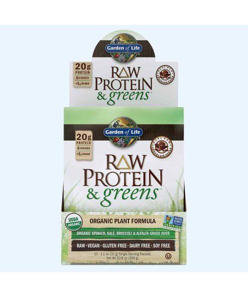 Garden of Life - RAW Protein & Greens Organic - čokoláda 31g (Vzorek)