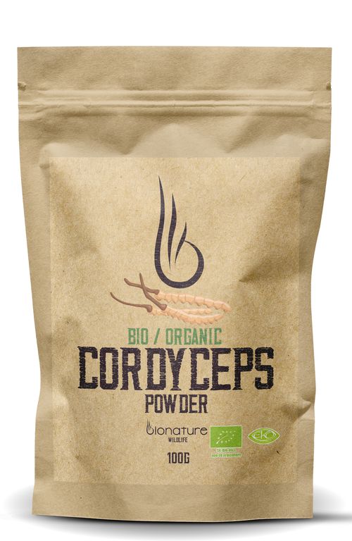 Bio Organic Cordyceps prášek - BioNature