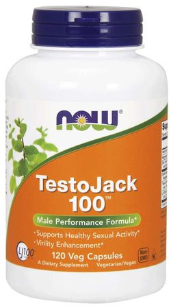 NOW® Foods NOW TestoJack 100, 60 rostlinných kapslí