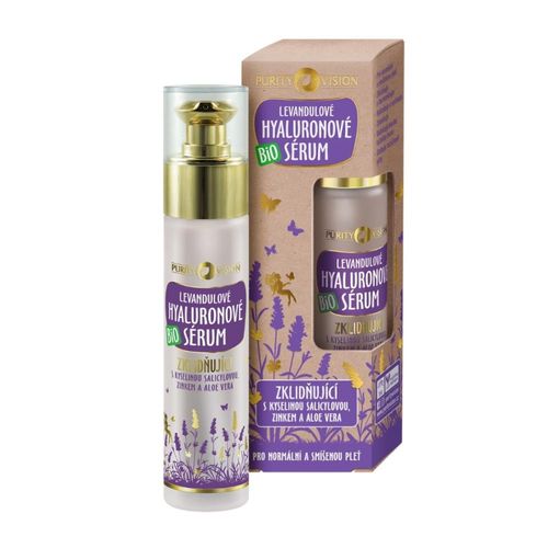 Purity Vision - Zklidňující levandulové hyaluronové sérum BIO, 50 ml *CZ-BIO-002 certifikát