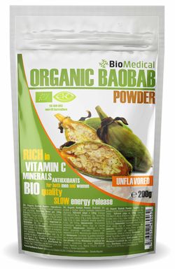 Organic Baobab Powder - Bio baobab prášek 200g