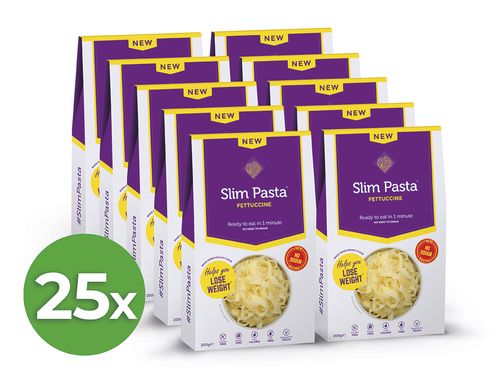 Balíček Slim Pasta fettuccine bez nálevu 20+5 zdarma