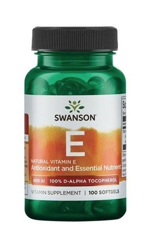 Swanson Vitamin E 400 IU, 100 kapslí