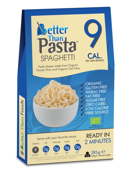 Better than Pasta konjakové špagety BIO - maxi balení 385 g