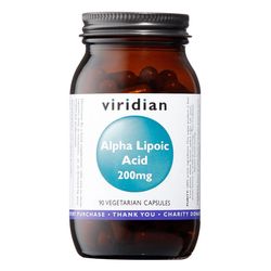 Viridian Alpha Lipoic Acid 200mg 90 kapslí
