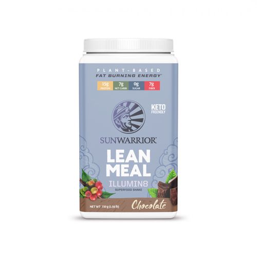 Sunwarrior LEAN MEAL Illumin8, 720g - Čokoláda