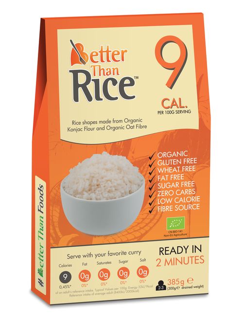 Better than Rice konjaková rýže BIO - maxi balení 385 g