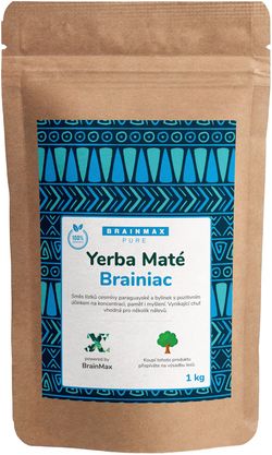 Votamax BrainMax Pure Organic Yerba Maté - Brainiac, 1000 g  Akční cena