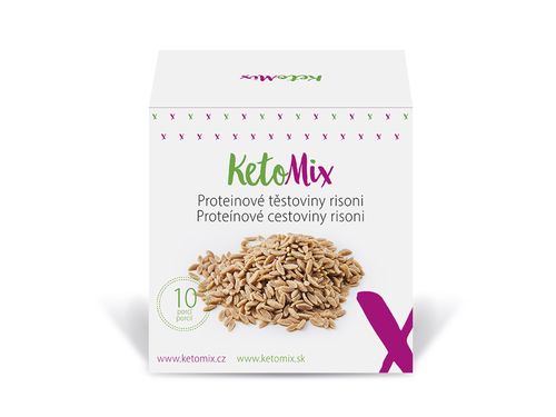 KetoMix Proteinové těstoviny risoni (10 porcí) 300 g