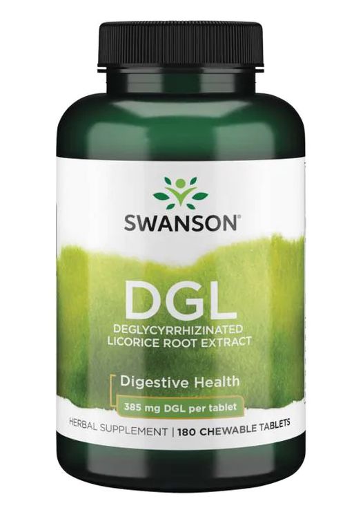 Swanson DGL (deglycyrrhizinovaná lékořice) 386 mg, 180 žvýkacích tablet