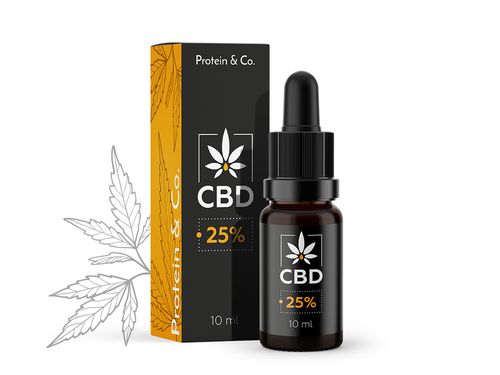 Protein&Co. CBD olej 25% 10 ml (Full Spectrum)