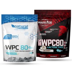 WPC 80 Lactose Free - syrovátkový protein bez laktózy 1kg Coconut