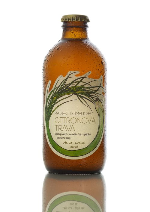 Projekt Kombucha Kombucha Citronová tráva, 1 l