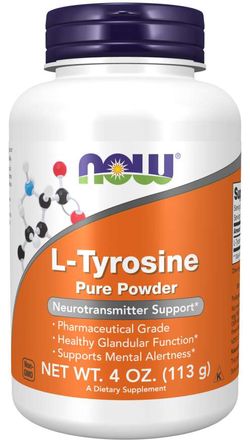 NOW® Foods NOW L-Tyrosine, prášek, 113g