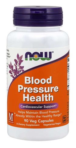 NOW® Foods NOW Blood Pressure Health (zdravý krevní tlak), 90 rostlinných kapslí