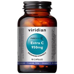 Viridian Extra C 950mg (Vitamín C), 90 kapslí