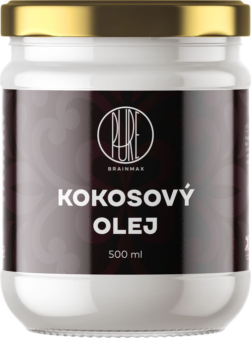 BrainMax Pure Kokosový olej  BIO, 500 ml *CZ-BIO-001 certifikát