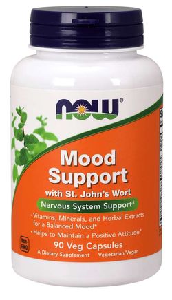 NOW® Foods NOW Mood Support s třezalkou (podpora nálady) 90 rostlinných kapslí