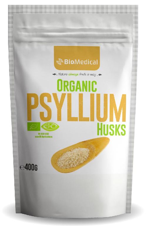 Organic Psyllium Husks - Bio psyllium slupky 400g Natural