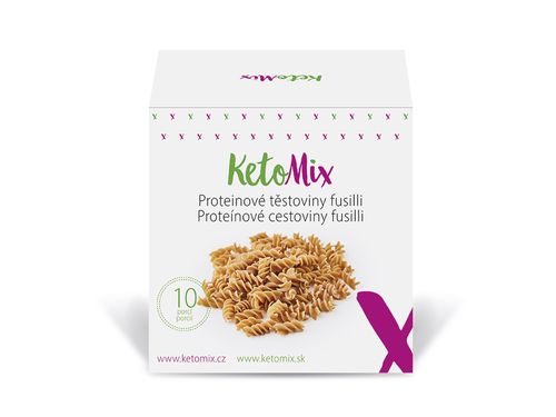 KetoMix Proteinové těstoviny fusilli (10 porcí) 300 g