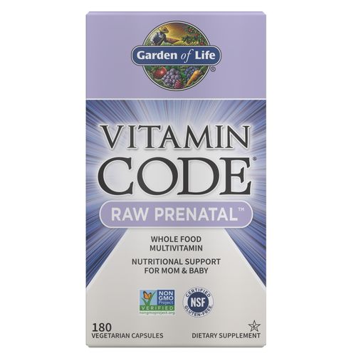 Garden of Life Vitamin Code RAW Prenatal (multivitamín pro těhotenství), 180 rostlinných kapslí