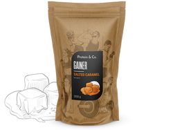 Protein&Co. Gainer 2 kg Příchuť 1: Salted caramel