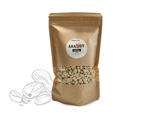 Protein&Co. Arašídy natural loupané Váha: 1000g