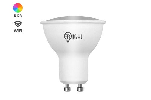 Chytrá žárovka Blight LED, závit GU10, 5,5 W, WiFi, APP, stmívatelná, barevná