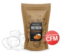 Protein&Co. WHEY PROTEIN 80 1000 g Příchuť 1: Salted caramel