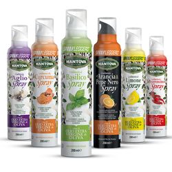 Ochucený, Extra panenský olivový olej ve spreji 200ml Bíly lanýž