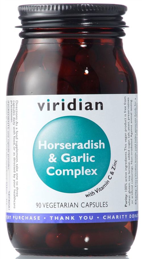 Viridian Horseradish & Garlic Complex (Křen & česnek) 90 kapslí