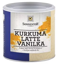 Sonnentor Kurkuma Latte - vanilka BIO, 60 g dóza *CZ-BIO-002 certifikát