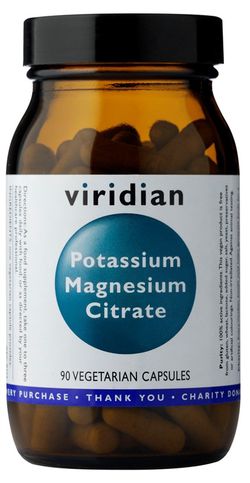 Viridian Potassium Magnesium Citrate 90 kapslí (Draslík-Hořčík)