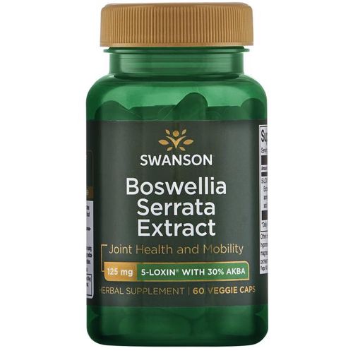 Swanson Boswellia Serrata Extract, 125 mg, 60 rostlinných kapslí