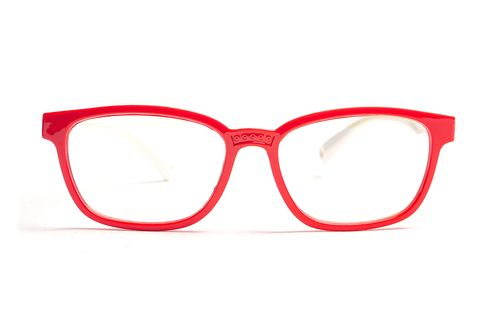 Votamax Dětské brýle CUBE blokující 35% modrého světla (červeno-bílé)