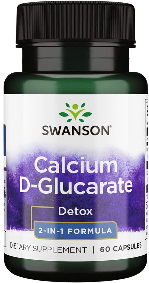 Swanson Calcium D-glucarate (D-glukarát vápenatý), 60 kapslí