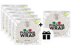 5+1 ZDARMA: BrainMax Pure Piadina Wrap BIO z Itálie, 4 ks