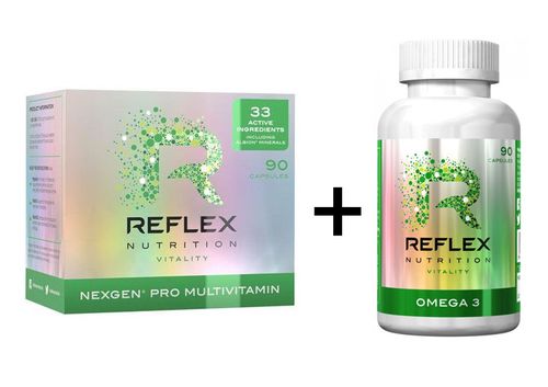 Reflex Nexgen® PRO Multivitamín 90 kapslí + Omega 3 90 kapslí ZDARMA  Akční cena