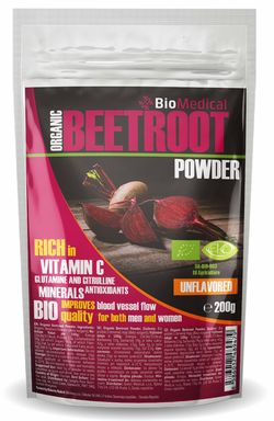 Organic Beetroot Powder - Bio prášek z červené řepy 200g