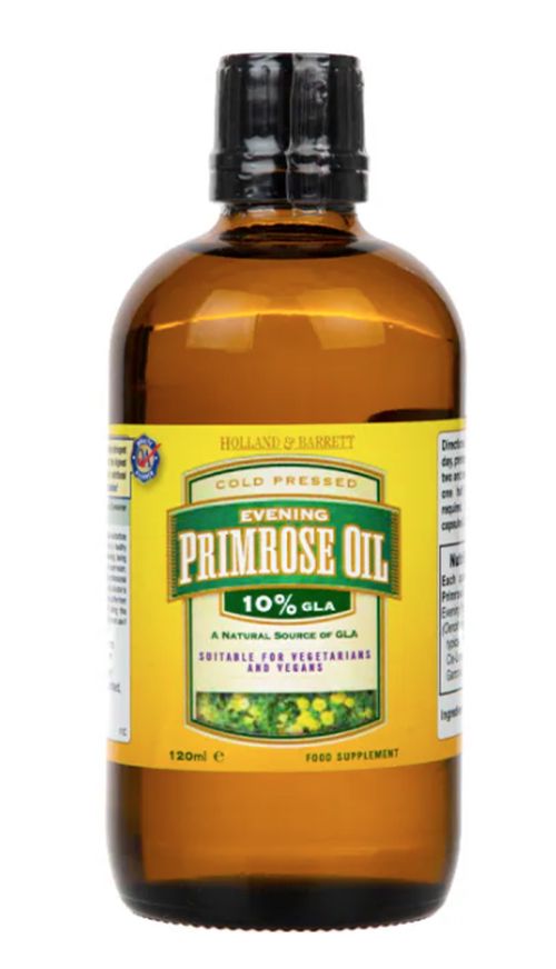 Holland & Barrett Holland&Barrett Natural Evening Primrose Oil Liquid Extract (Pupálkový olej), 120 ml
