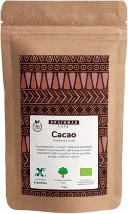 Votamax BrainMax Pure Cacao, Bio Kakao z Peru, 1000 g *ES-ECO-020-CV certifikát