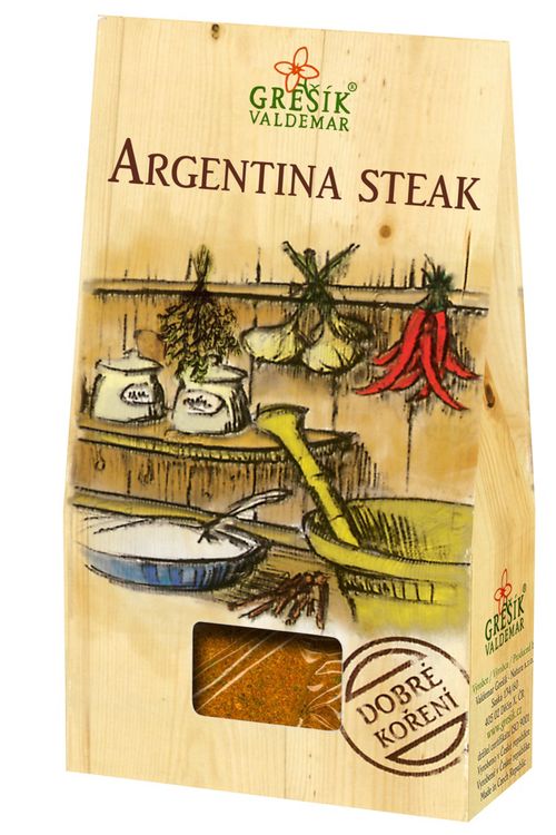GREŠÍK VALDEMAR Dobré koření - Argentina steak, 30g