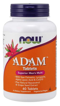 NOW® Foods NOW Adam, Multivitamin pro muže, 60 tablet