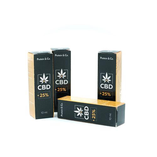 Protein&Co. Balíček 3 + 1 zdarma CBD 25 %