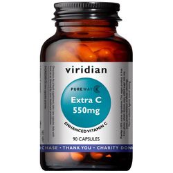 Viridian Extra C 550mg (Vitamín C), 90 kapslí