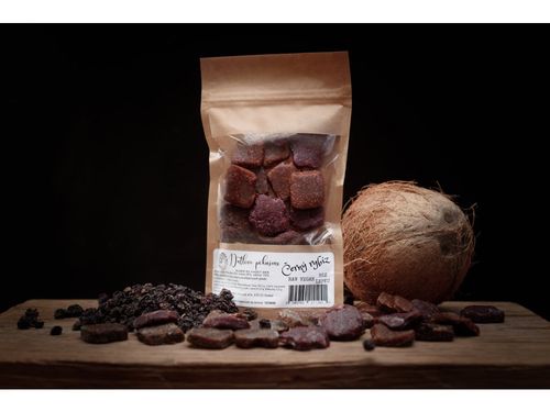Datlové Pokušení - Datlové bonbóny - Černý rybíz, 100 g