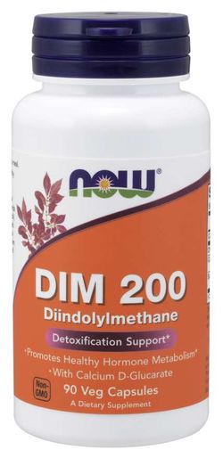 NOW® Foods NOW DIM 200 Diindolylmethane, 90 rostlinných kapslí